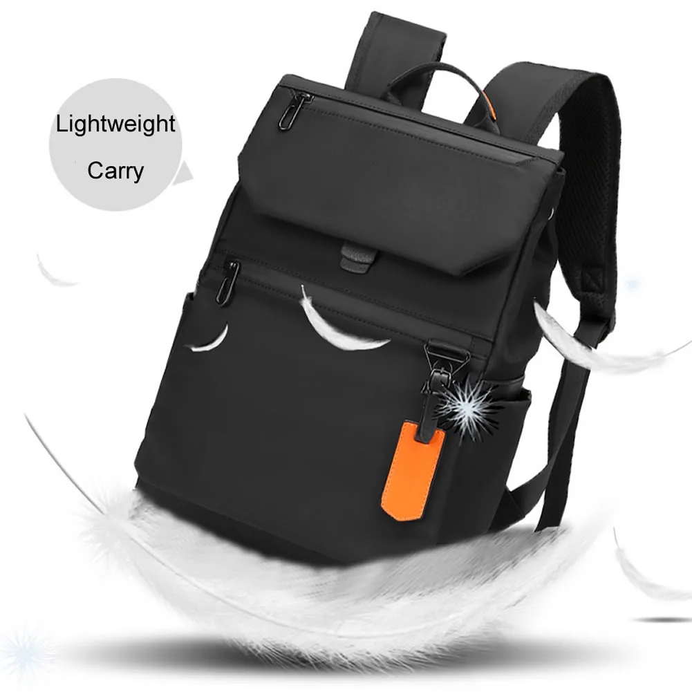 Men City Simplicity Casual Business Travel Laptop Backpack For 14 Inch Fashion Light Sports Waterproof School Bag Dropshipping
