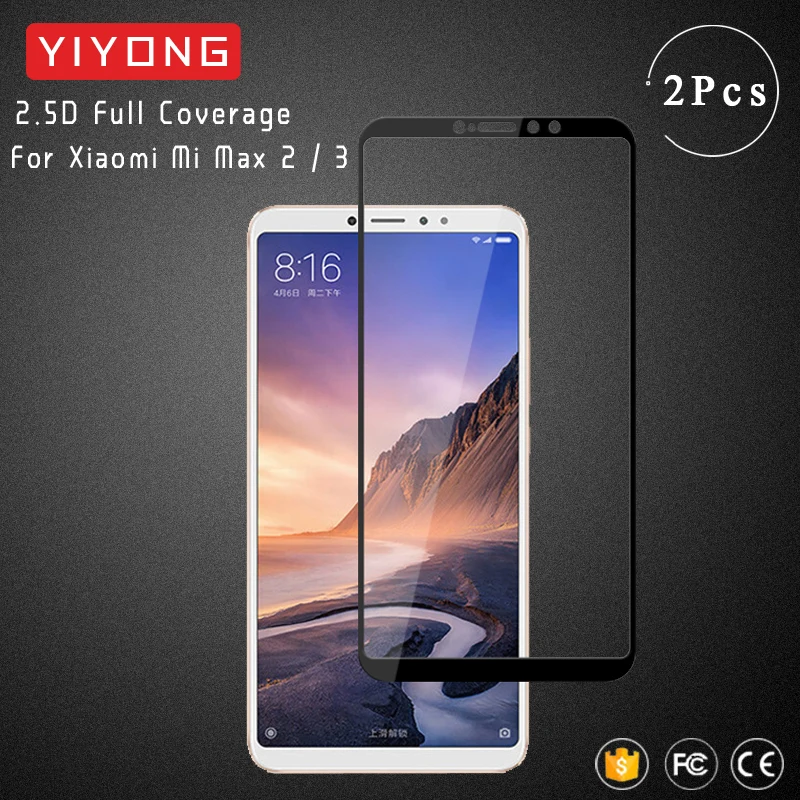 YIYONG полное покрытие экрана стекло для Xiaomi Mi Max 2 3 закаленное Xiomi Max2 Max3 Защита |