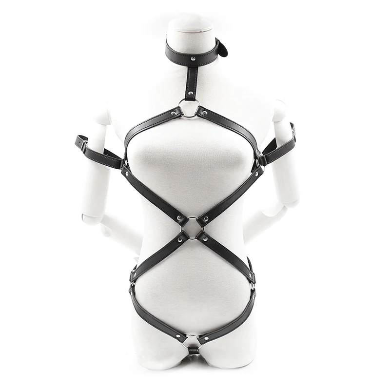 Бондаж сексуальная кожаная одежда фетиш интимный продукт для женщин бондаж