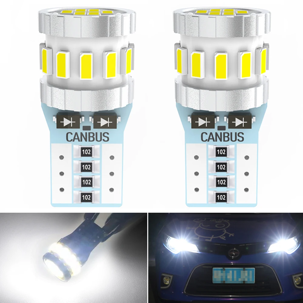 T10 W5W светодиодный Canbus Стоянкы Автомобилей Автомобиля светильник для Защитные