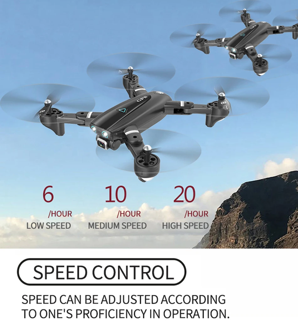 S167 gps Дрон 4K 5G wifi 1080P FPV камера дроны gps следуем за мной высота держать широкоугольный Квадрокоптер с камерой складной Радиоуправляемый Дрон