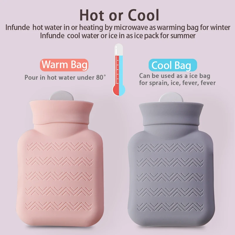 Портативный силиконовый мешок для льда 300 мл разогрев в микроволновой печи