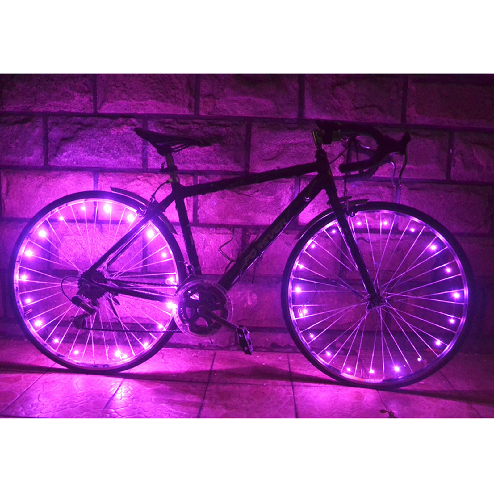 Bicycle 210CM Light String LED Safe Riding Waterproof Cool Novel Night Riding Practical Bicycle Accessories with AAA Battery images - 6