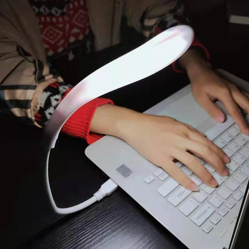 

Портативный мини-ноутбук с USB, светодиодный сенсорный светильник, настольная лампа с регулируемой яркостью для внешнего аккумулятора, кемп...