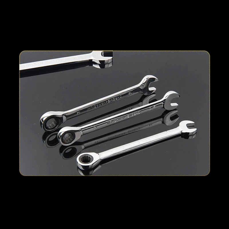 Храповая комбинация метрический гаечный ключ набор тонкие зубья Шестерня кольцо