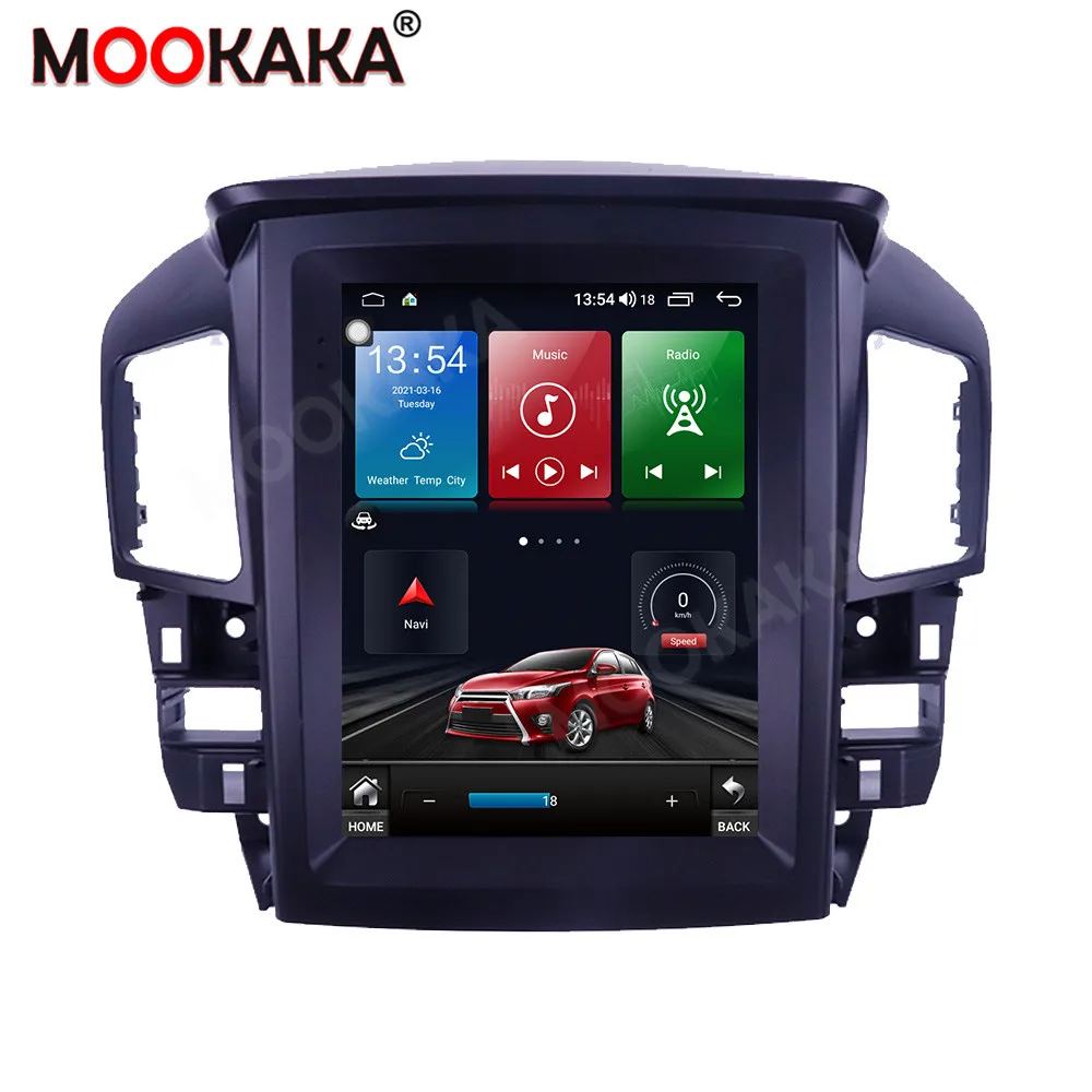 저렴한 무선 카플레이, 미쓰비시 아웃 랜더 2008 자동 서라운드 뷰 카메라 자동차 멀티미디어 플레이어 스테레오 라디오 GPS 네비게이션