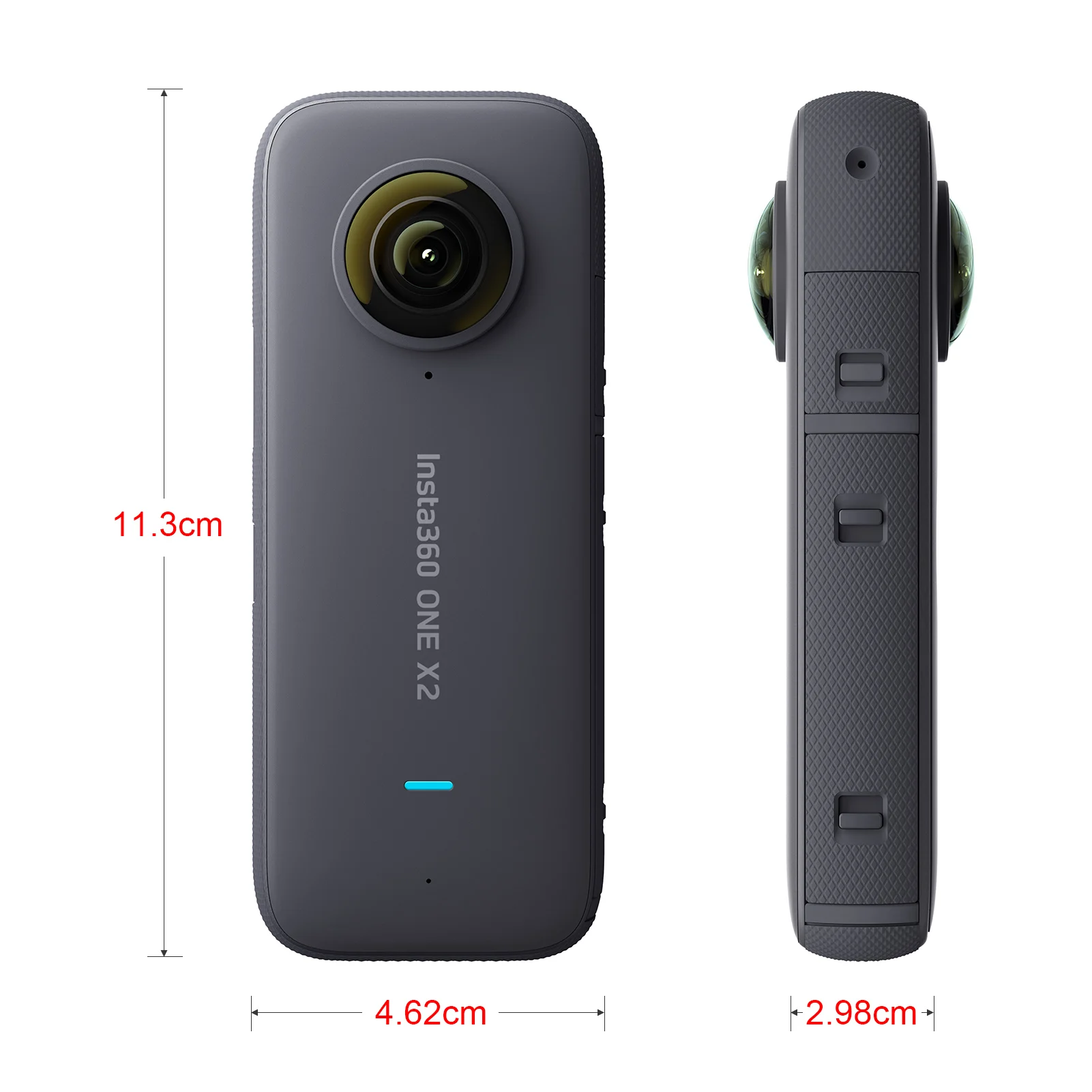 Insta360 ONE X2 панорамная видеокамера мини Экшн камера 5 7 K 30fps ЖК дисплей сенсорный