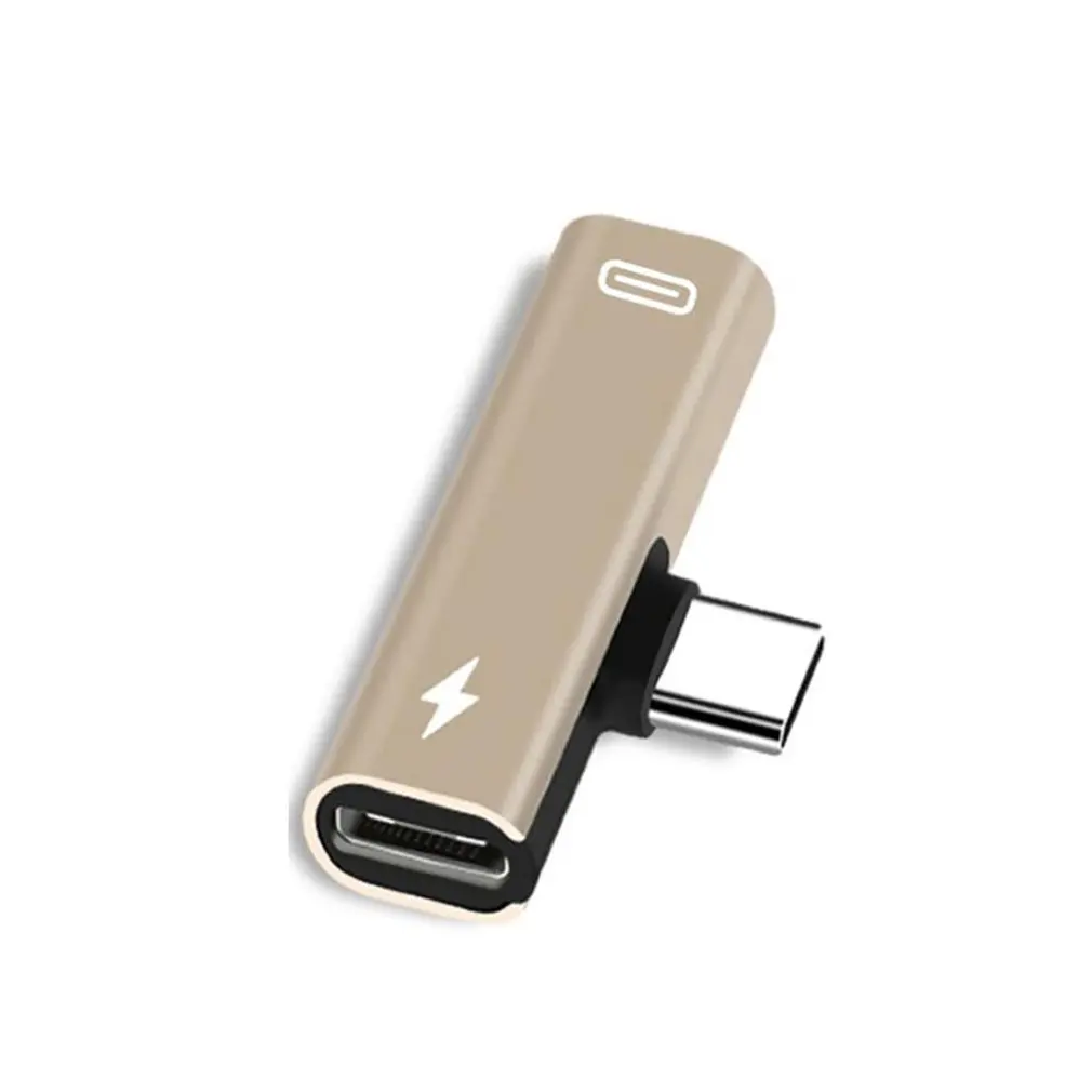 

Portable Size 2 In 1 Type C To 3.5mm Jack Earphone Charging Converter USB Type-C Audio Adapter for HUAWEI