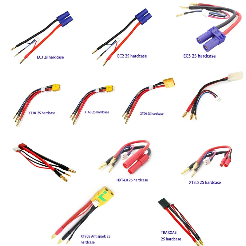 Жесткий корпус Lipo жгут 2S Deans Tamiya EC2 EC3 EC5 XT30 XT60 XT90 XT90S HXT3.5 HXT4.0 T штекер 4 0 мм 5