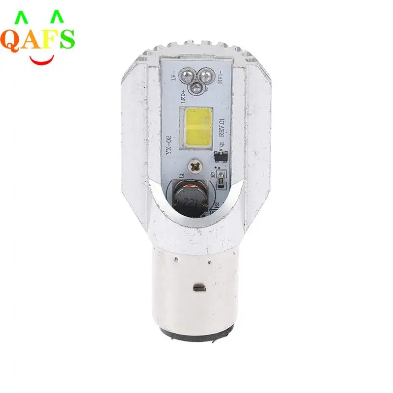 

Led Motorcycle Headlight Scooter Bulb H6 Ba20d 6000k Light ATV Moto Fog Lamp
