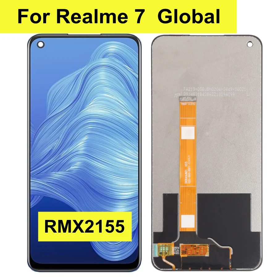 

6.5" For Oppo Realme 7 Global 4G RMX2155 LCD Display Screen Touch Digitizer for Realme 7 4G lcd