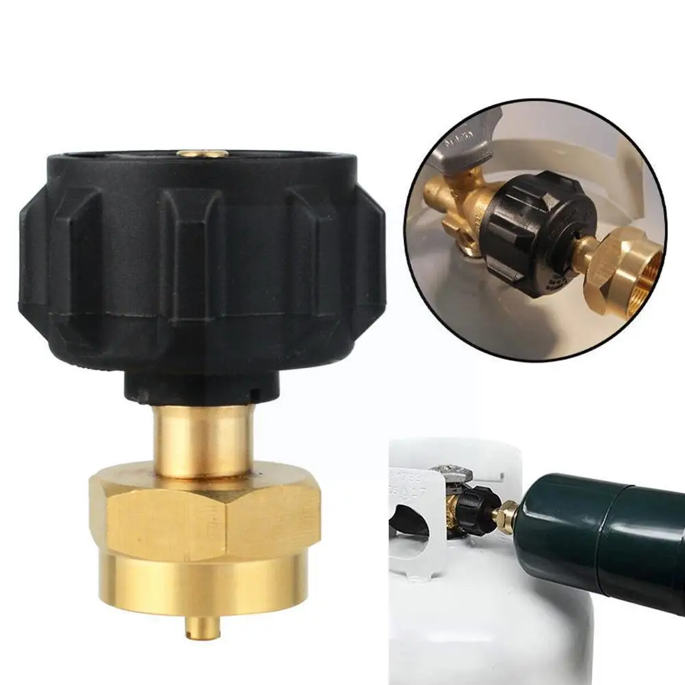 

Outdoor Camping Hiking Barbecue Cooking Regulator Valve Refill Accessories Stove Adapter BBQ G6R6