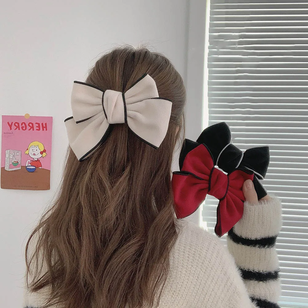 

Bow Hairpin Small Fragrant Fashion Headdress Big Hairpin Girl Female Spring Knot Hair Accessories Hot New Style