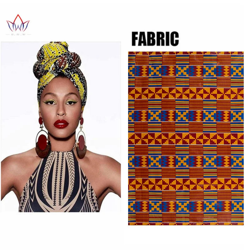 Женский шарф из 100% хлопка чистого с принтом в африканском стиле Wyb56|Украшения для