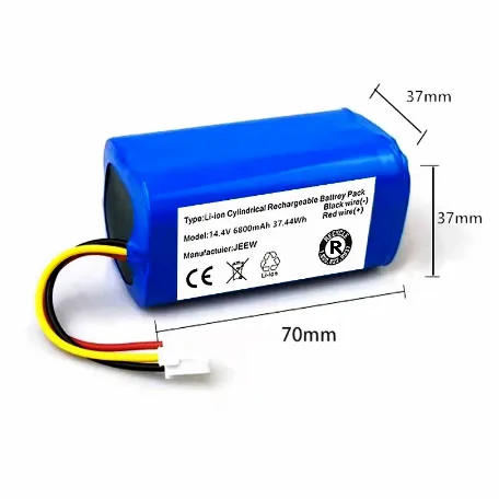 100%. Оригинальная (для C30B) батарея для lirctumx. C30B.Robot.Vacuum.Cleaner.14.4V. 6800 мАч /8800 мАч/9900