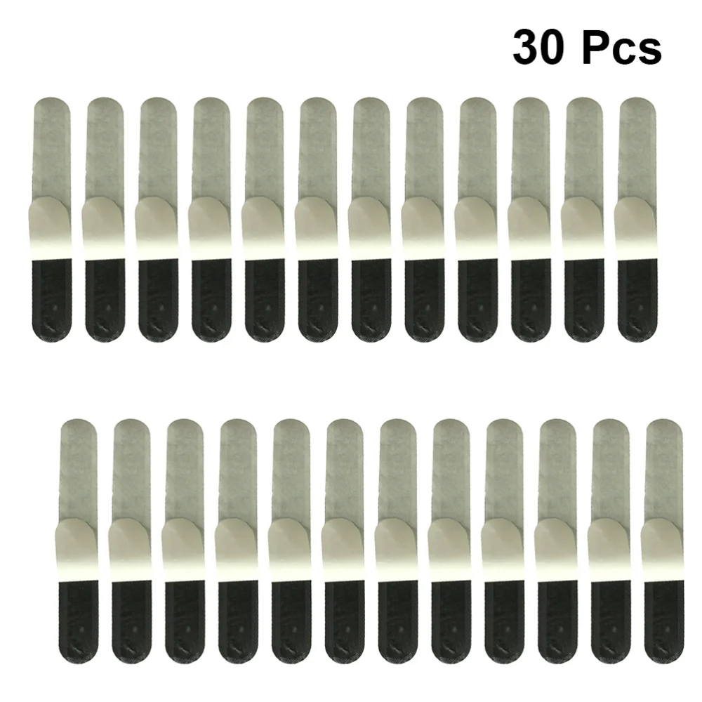 

20Pcs Disposable Absorbent Sweatband Hat Against Sweat Stains Liner Pads Hat Cushion Black