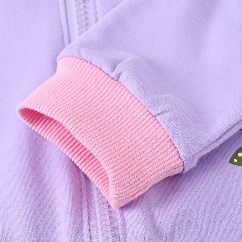 

2021 New Printed Cartoon Hooded Casual Zipper Jacket Spring And Autumn Girls Boy Tops Children's Baby Car Flower Fashion