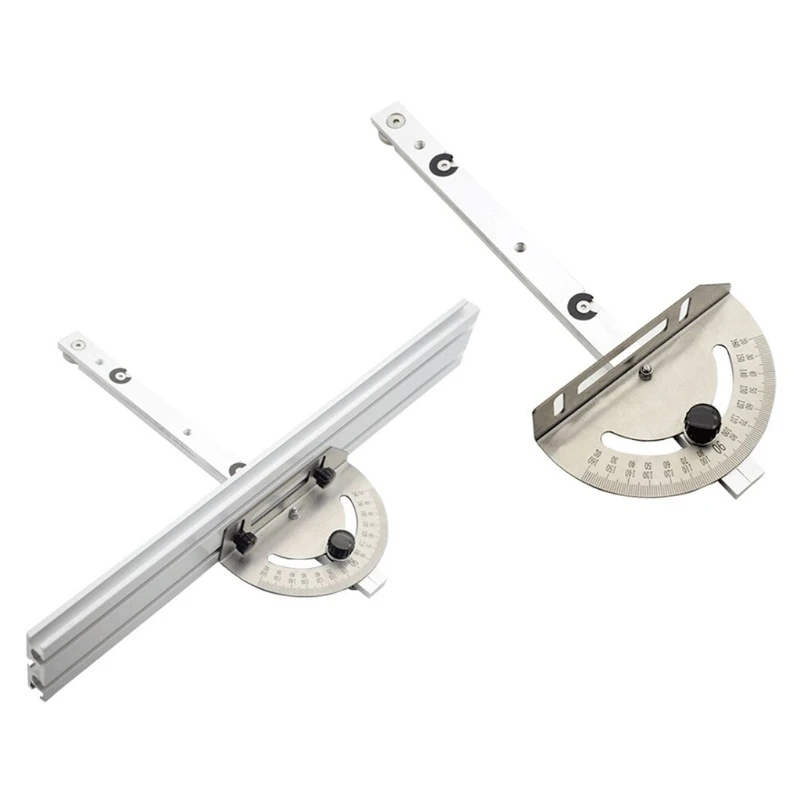 

Woodworking Table Saw Angle Ruler Ideal for Cross-cutting Wood Specific Angle Adjustable Angle Gauge Band Saw Inverted