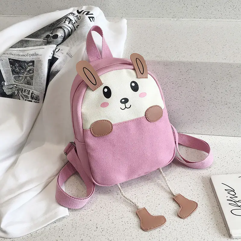 

Cartoon Baby Safety Harness Adjustable Backpacks Bear School Bag Toddler Kids Backpack Children Girls Boys Rabbit Pink Backpacks