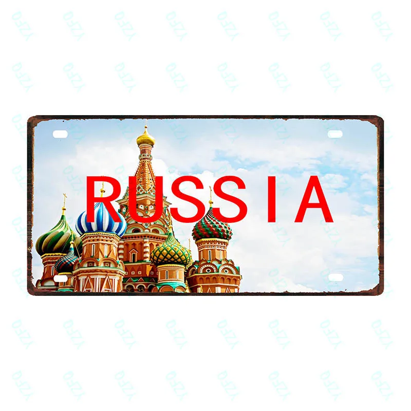 30x15 см Национальный город Лас Вегас Женский дорожный номерной знак для стены