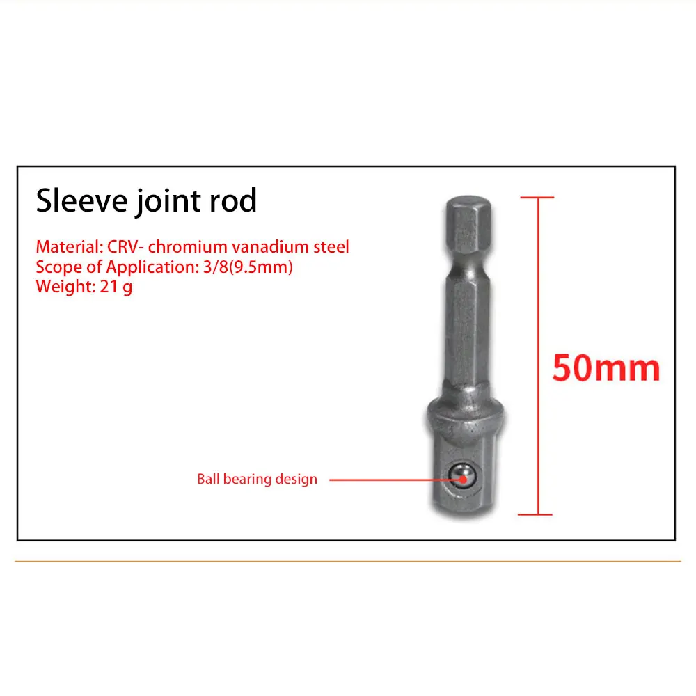 1Set Portable Concave Needle Sleeve CRV Multifunctional Magic Socket Head Double Bubble Set for Car Repair |