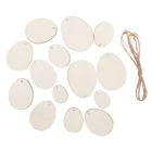 Подвесная подвеска бирка из натурального дерева, 29-80 мм