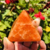 natural sunstone quartz crystal pyramid heals spirit chakra