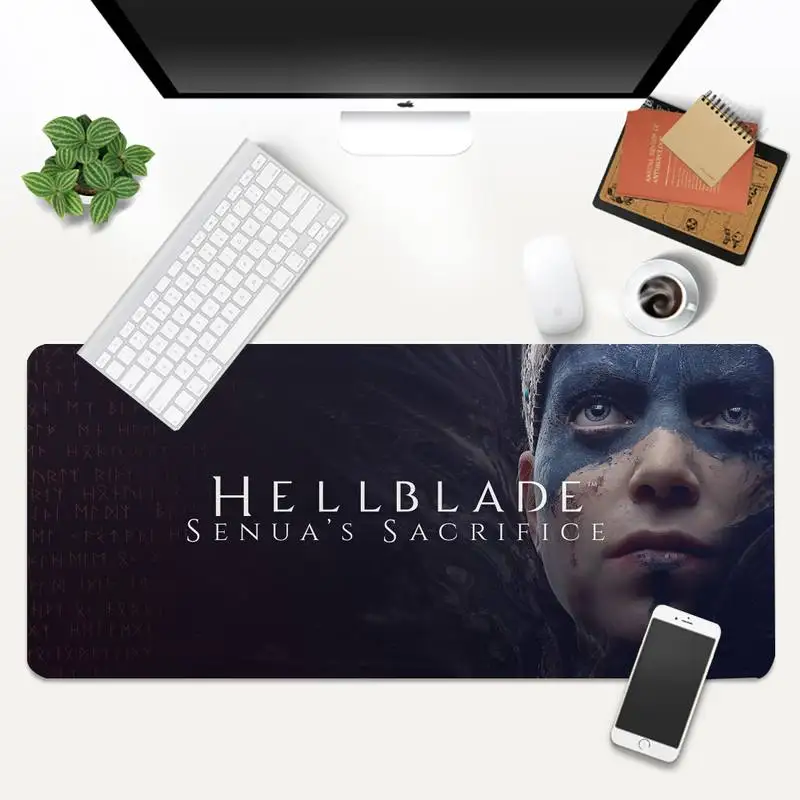 

Hellblade 2 wallpaper DIY Design Pattern Game mousepad XL Large Gamer Keyboard PC Desk Mat Takuo Computer Tablet Mouse mat