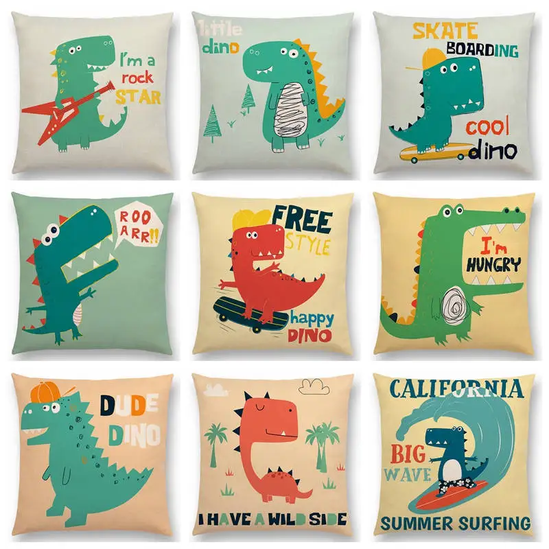 Милый мультяшный очаровательный динозавр забавные поздравления счастливая