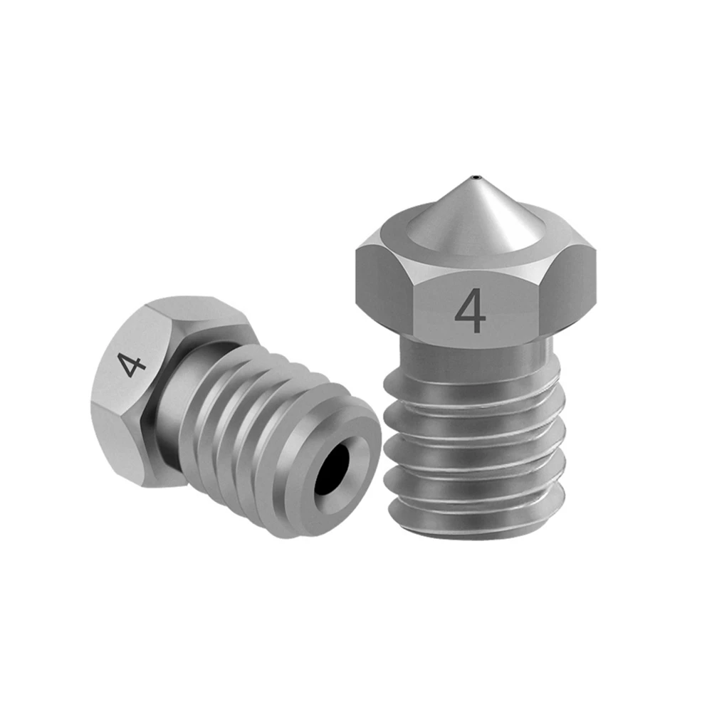 

E3D TC4 Titanium Alloy Nozzle M6 Thread 0.2mm 0.3mm 0.4mm 0.5mm 3D Printer Parts 1.75mm Filament
