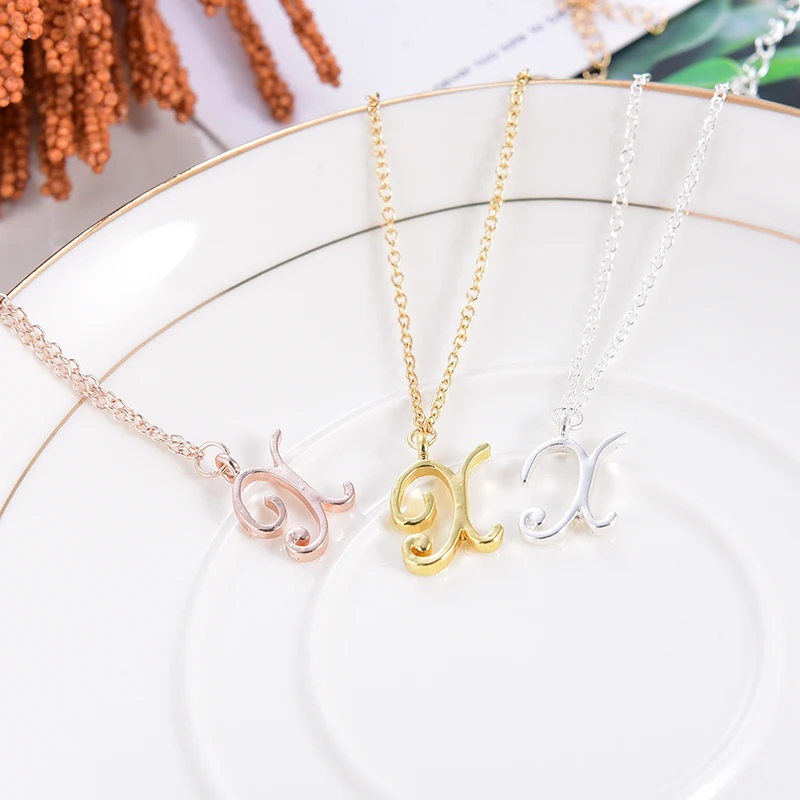 Уникальные персонализированные буквы браслет маленькая начальная Английский