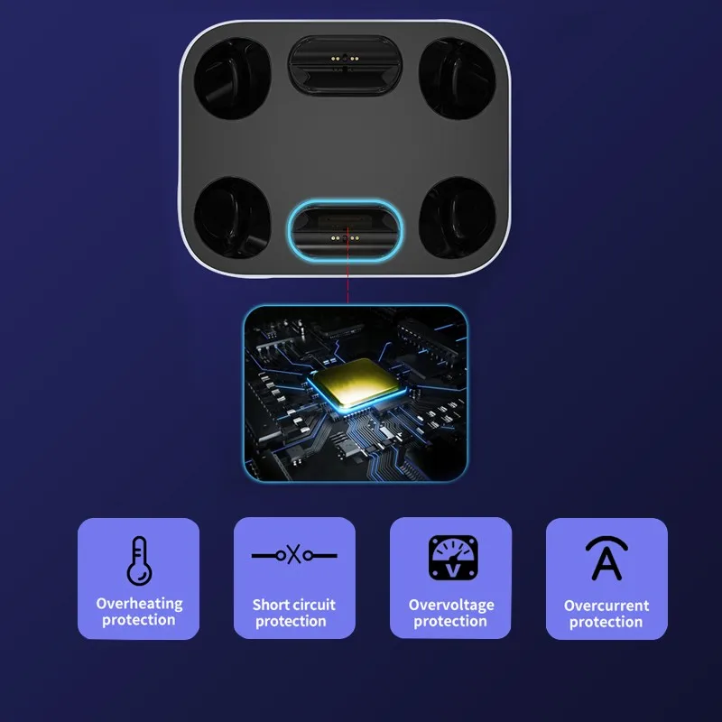 

New Wireless Controller Dual Port Fast Charging Base Gamepad Handle Contact Type Charger For PS5 Game Console Accessories For AC