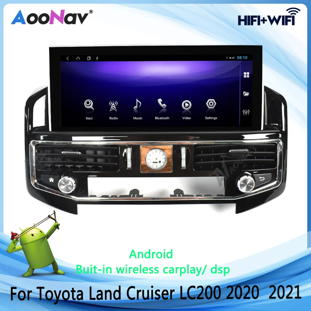 

Horizontal Screen Car Radio 2 Din For TOYOTA LAND CRUISER 200 LC200 2020 2021Auto Radio GPS Navigation Multimedia Player