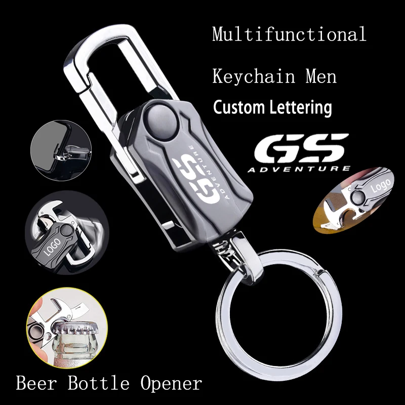 

Motorcycle Keychain Metal Multifunction Keyring For BMW R1200GS R1200 GS LC 2013 - 2020 2019 2018 R1250GS Adventure R 1250 GS