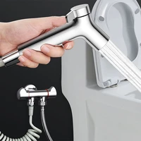 hygienic shower set toilet anal cleaning shower head bathroom accessories sets ass wc faucet wall support water spray hand wash