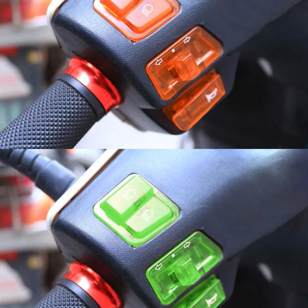6 цветов GY6 переключатели 50cc 125cc 150cc мопед скутер головной светильник с роговым