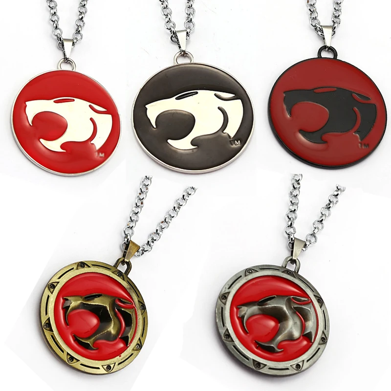 Мультяшное ожерелье в стиле &quotThundercats&quot металлический кулон чокер цепочки аниме