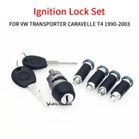 for vw caravelle t4 1990 2003 transporter ignition switch and door lock barrel set 2 keys