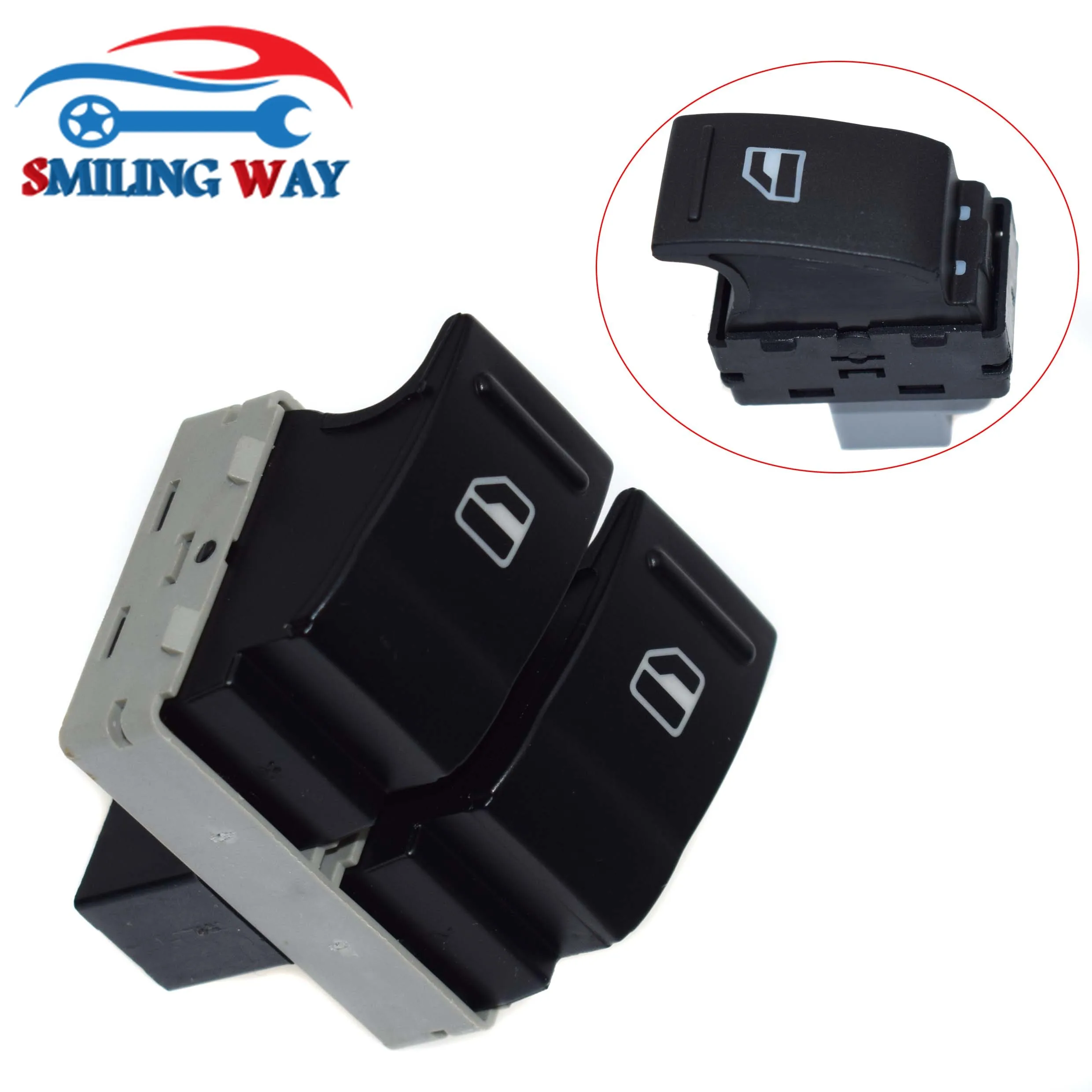 Кнопка управления стеклоподъемником для VW Transporter V T5 1 9 2 0 5 TDI 2003 2015 OE # 7E0959855A