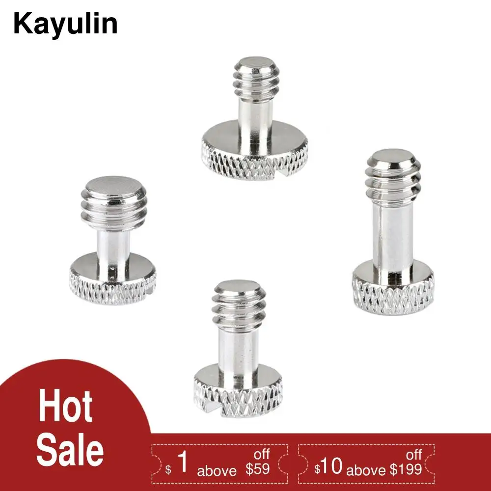 Kayulin 4 типа шлицевой винт с 1/4 20 дюймов и 3/8 16 для камеры БЫСТРОРАЗЪЕМНАЯ