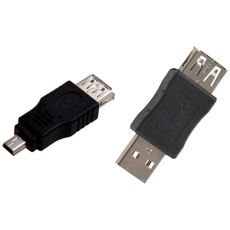

Переходник USB A (разъем)/Mini USB B (штекер), 5 контактов, USB 2,0