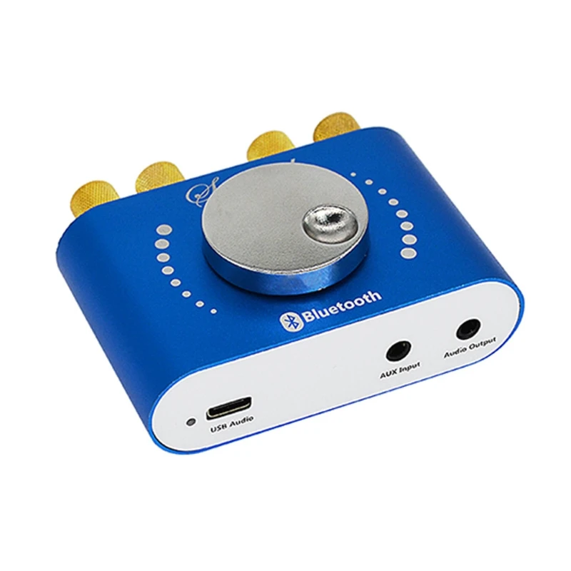 

40W50WX2 stereo bluetooth digital power amplifier board 12V/24V2.0 dual channel with AUX/USB/Bluetooth Input