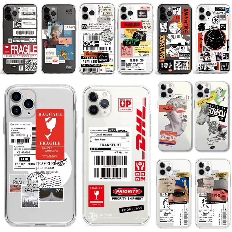 

Creative Express List Clear Phone Case For OPPO Realme 6i 5 5i C3 6s 6 Pro C15 C11 A52 A92 A72 A5S AX5S A12 A3S A12E Reno 2F 2Z