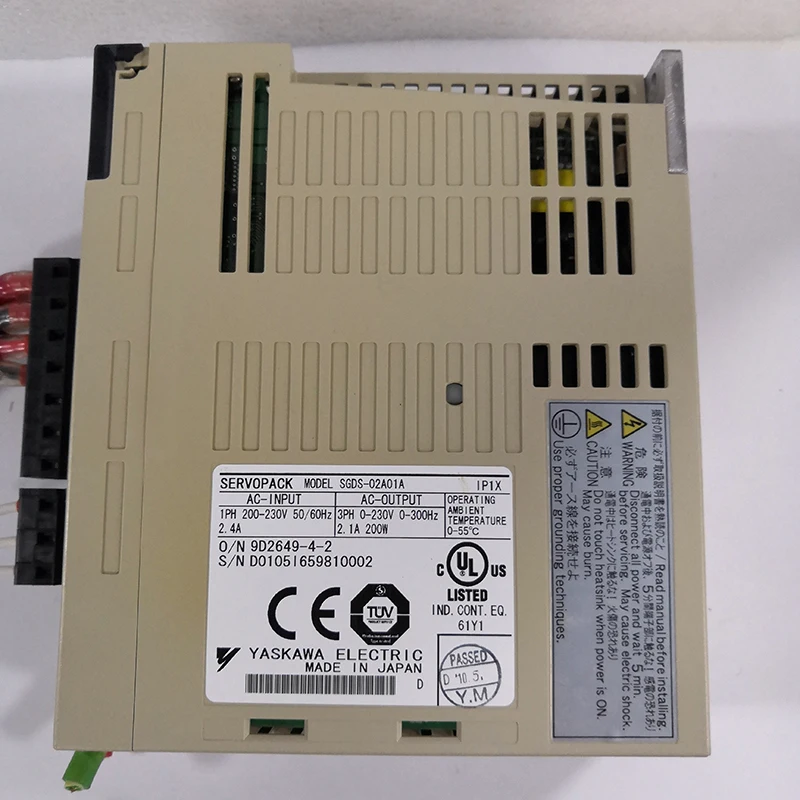 YASKAWA SGDS-02A01A 200 Вт (гарантия качества и цена Оборотная) | Инструменты