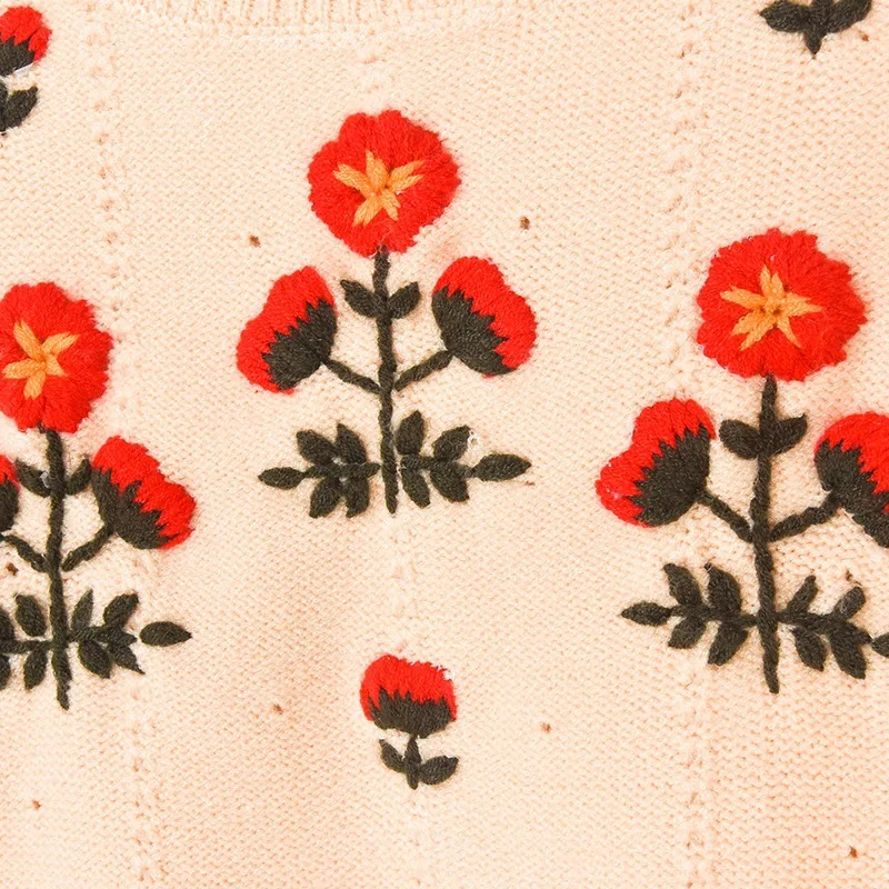 Женский трикотажный пуловер с рукавами-фонариками Свободный Повседневный