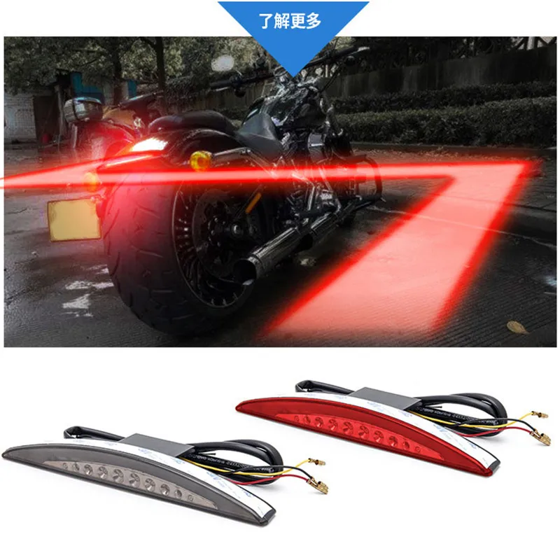 

Refit LED Motorcycle Brake Light Tail Lights Signal Lamp Installation of fender for Halley Breakout FXSB13-17 CVO FXSBSE13-14
