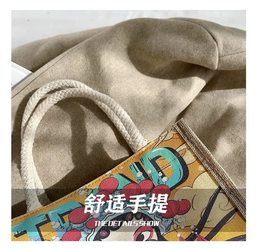 

Chinese Style Canvas Women Bags 2020 New Retro Handbag Personality Creative Hand Bag Three-dimensional Zipper Small Square Bag