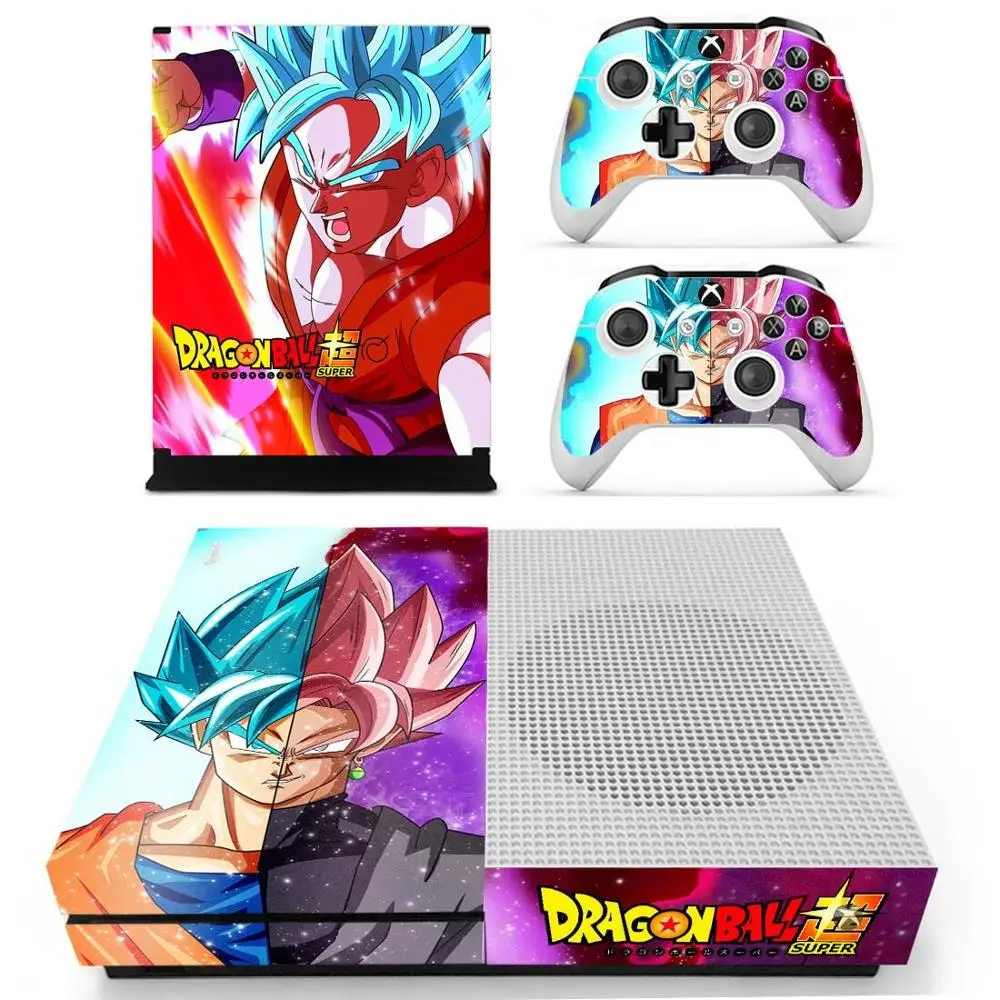 Наклейка s Dragon Ball Супер для Xbox One S Viny наклейки на кожу Pegatina one тонкая консоль и два
