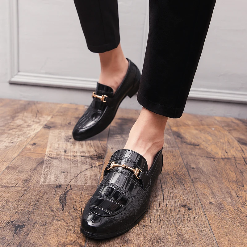 

Leather Man Loafers Spring Men's Shoes Non-Slip Casual Shoes outdoot comfortable slip on Breathable Driving Mens Shoes moccasins