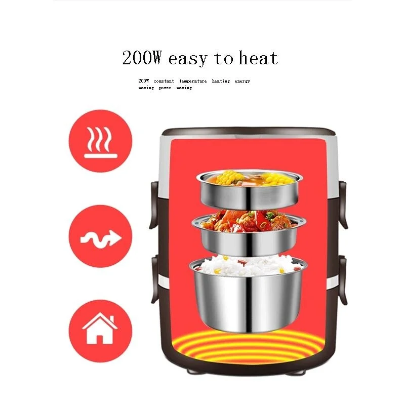 cuisine restaurant equipment home aparato kitchen electrical appliance keukenapparatuur enseres de cocina electric lunch box free global shipping